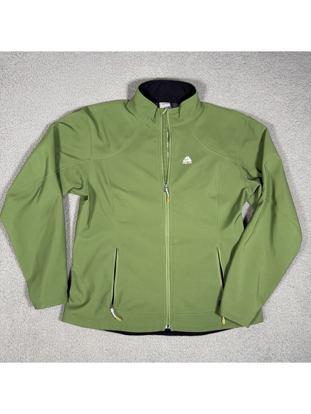Vintage Nike ACG Thinsulate Insulated Jacket Green Full Zip Logo Size XL Womens